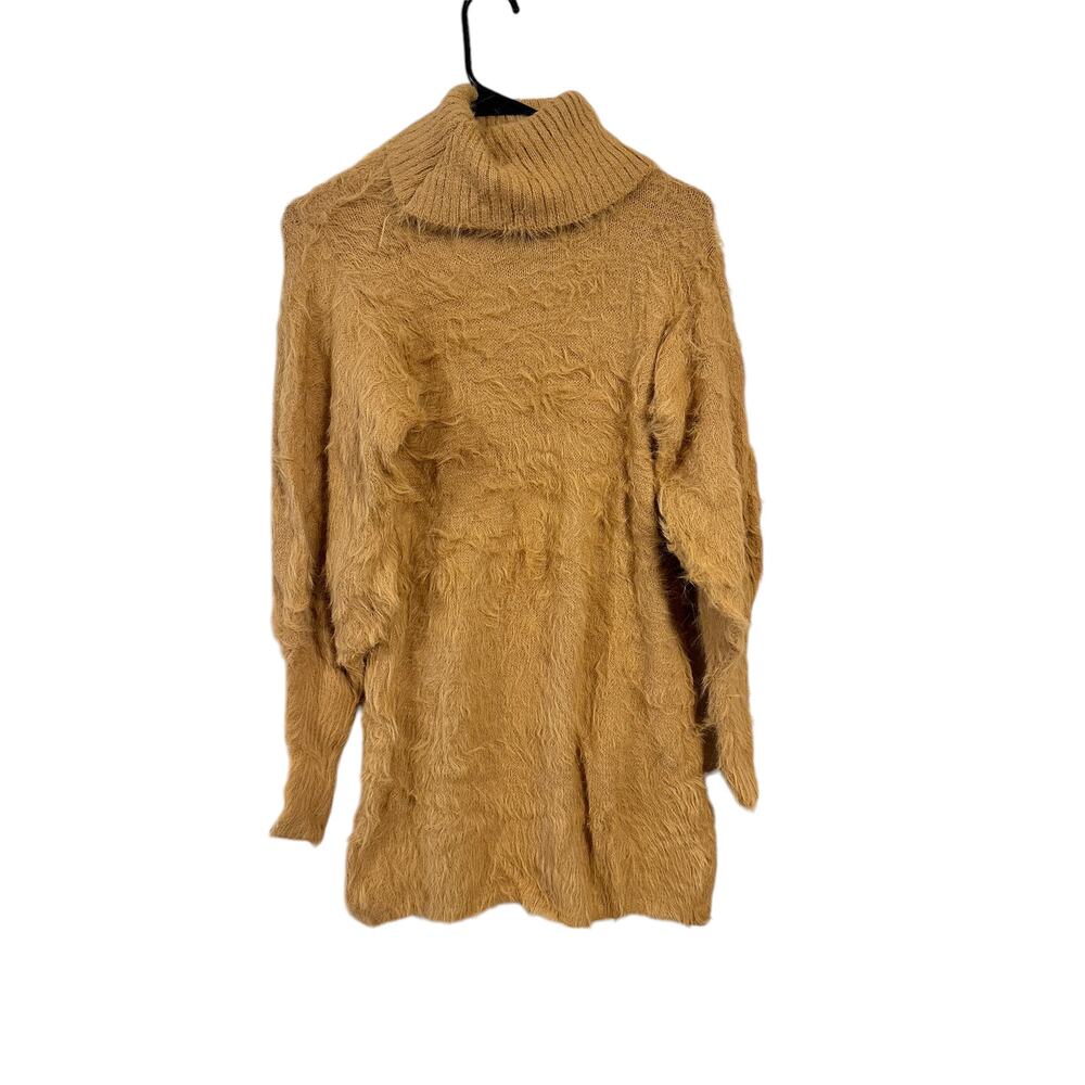 Free People Honey Mini Sweater Dress Size XS Eyelash Knit Bubble Sleeve